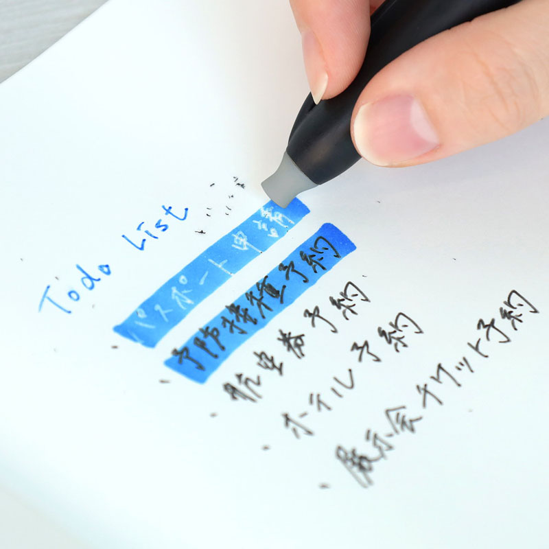 ケセラ はがして消す 水性顔料ボールペン 0.8mm ブルー