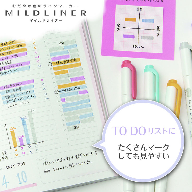 マイルドライナー 5色セット