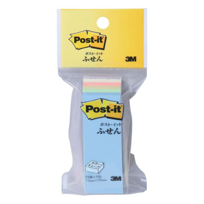 ふせん カラーキューブ 多色アソート 多色アソート
