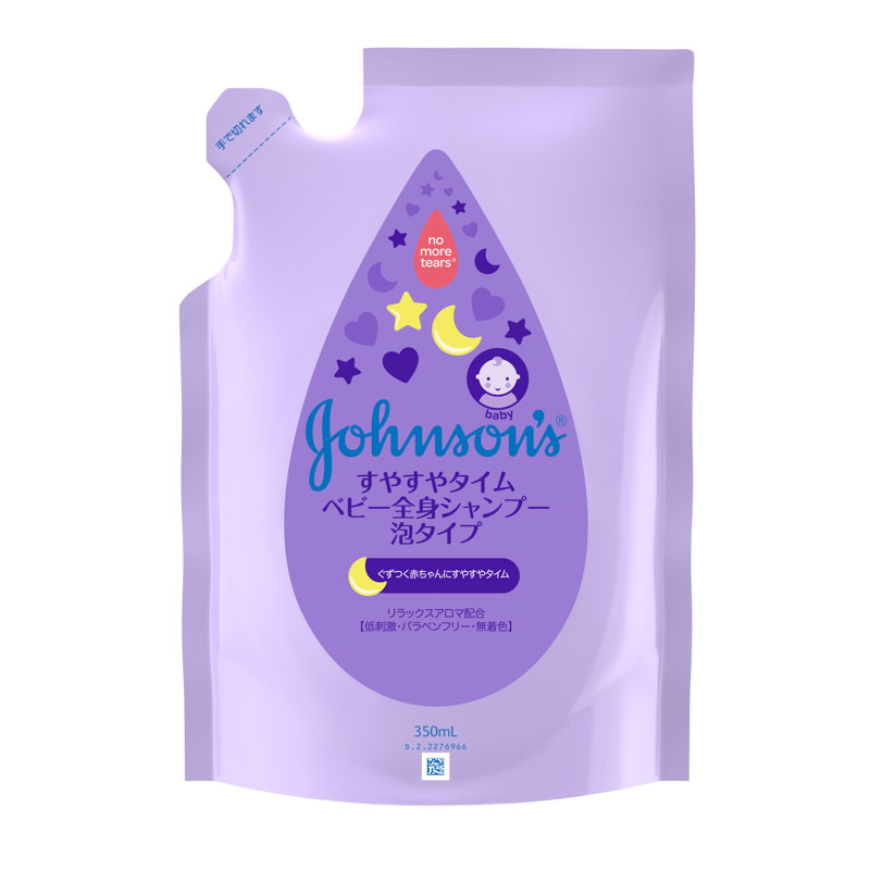 ジョンソン すやすやタイムベビー全身シャンプー 泡タイプ 詰替用 350ml