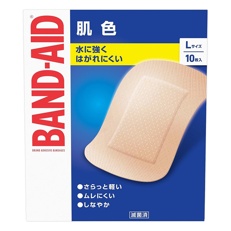 バンドエイド 肌色 Lサイズ 10枚