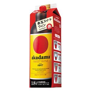 赤玉スイートワイン 赤 1.8L 紙パック