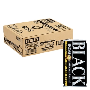 ボス 無糖ブラック 1パック（185g×30本）