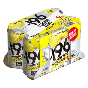 -196℃ストロングゼロ ダブルレモン 350ml×6缶