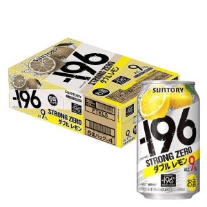 -196℃ストロングゼロ ダブルレモン 1箱(350ml×6缶パック×4)