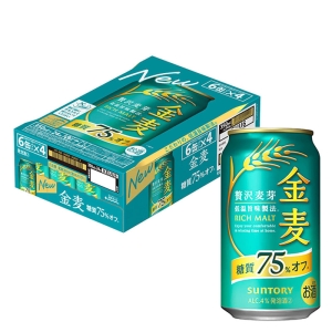 金麦オフ 4% 1箱(350ml×6缶パック×4)
