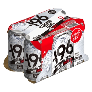 -196℃ストロングゼロ 無糖ドライ 350ml×6缶