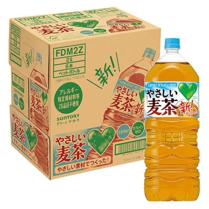 GREEN DA・KA・RA やさしい麦茶 1箱（2L×6本）
