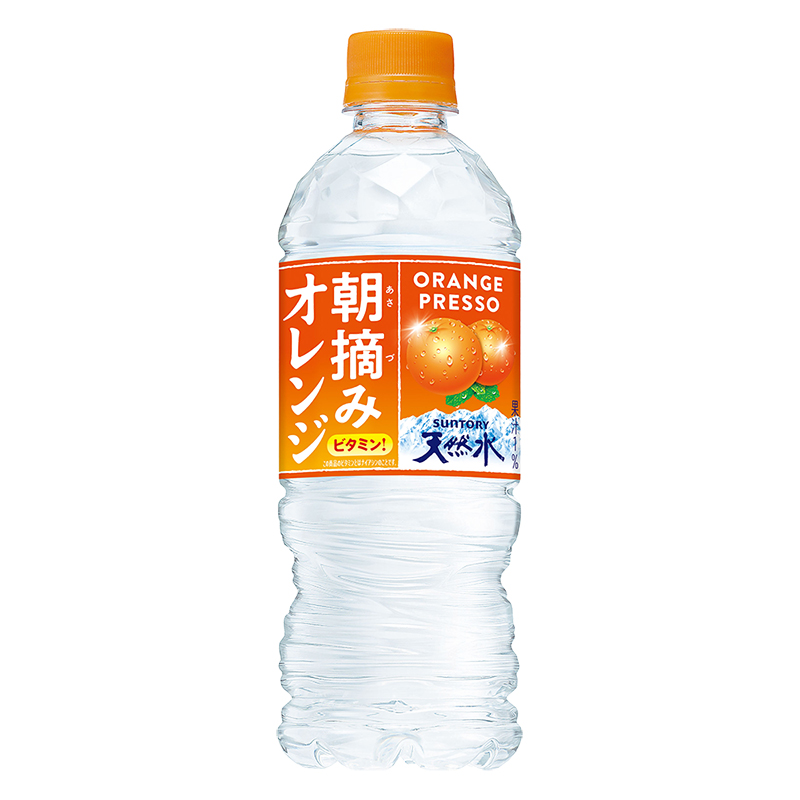 朝摘みオレンジ&サントリー天然水 540ml