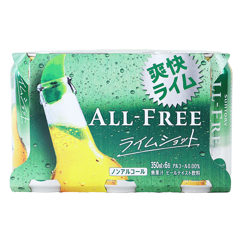 【ノンアルコール】オールフリー ライムショット (350ml×6缶)