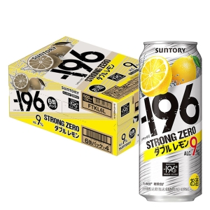 -196℃ストロングゼロ ダブルレモン 9% 1箱(500ml×6缶パック×4)