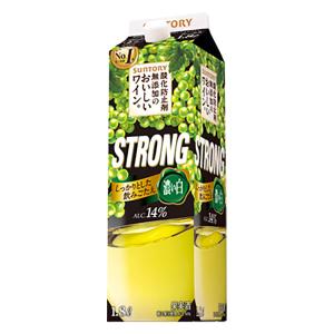 酸化防止剤無添加のおいしいワイン。 ストロング 白 14度 1.8L
