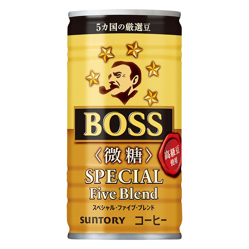 ボス スペシャルファイブブレンド微糖 185g