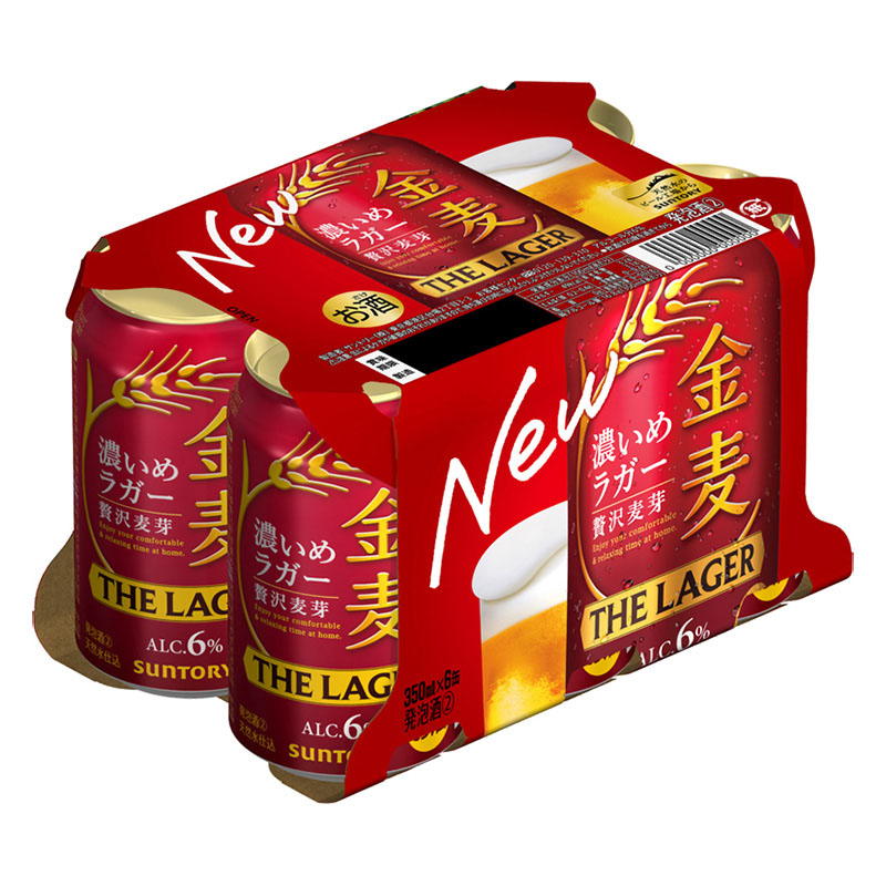 金麦 ザ・ラガー 6% 350ml×6缶