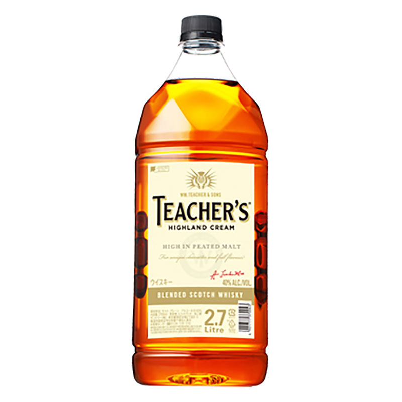 ティーチャーズ ハイランドクリーム 40% 2.7L