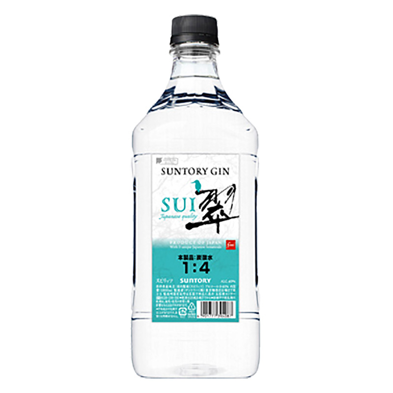 ジャパニーズジン 翠(SUI) 40% 1.8L