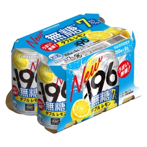 -196無糖 ダブルレモン 7% 350ml×6缶