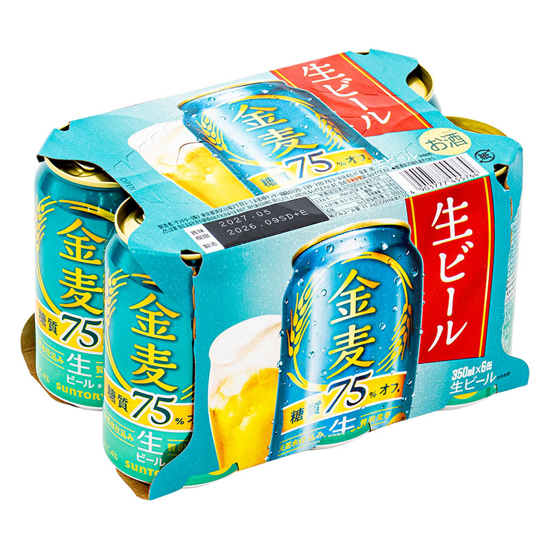 金麦 糖質75%オフ 350ml×6缶
