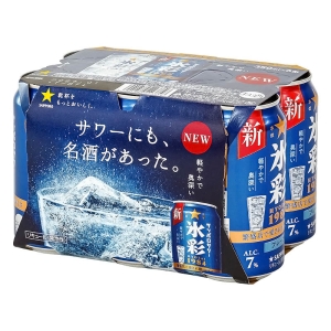 サッポロサワー 氷彩 1984 プレーン 350ml×6缶