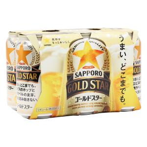 GOLD STAR 金星 5% 350ml×6缶