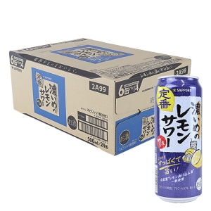 濃いめのレモンサワー 1箱(500ml×6缶パック×4)