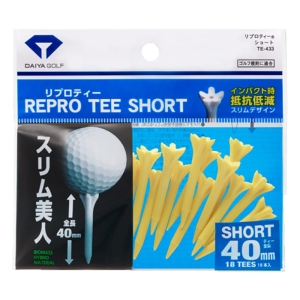 リプロティーショート 40mm 18本入 イエロー TE-43320
