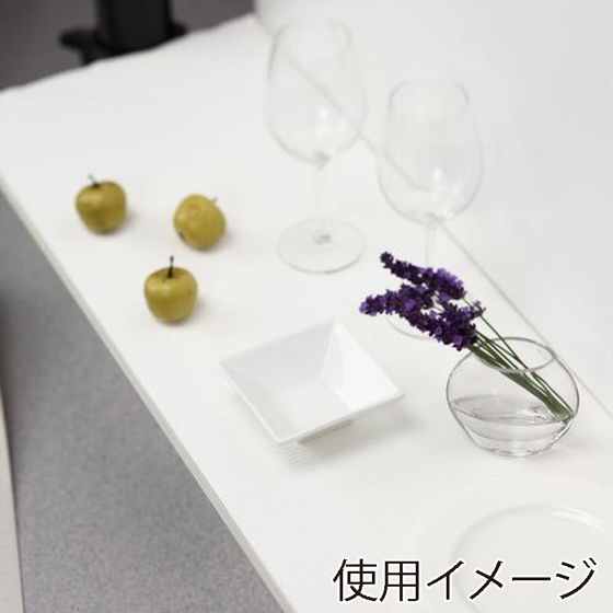 布の風合いを活かした洗える 食器棚クロス 29.5×180cm