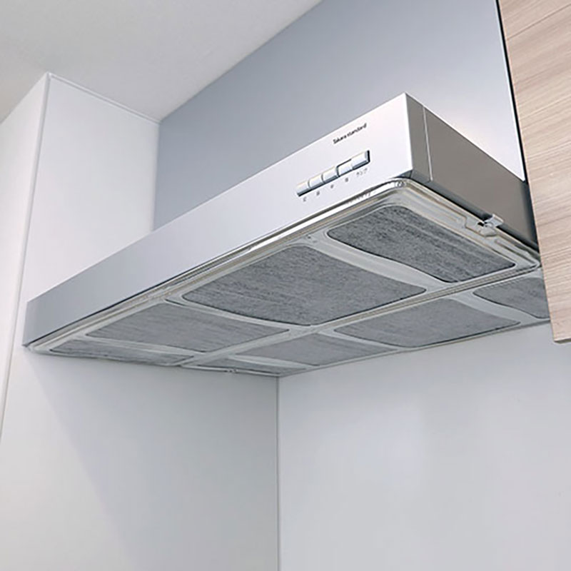 換気扇用フィルター 整流板付対応ワンタッチレンジフードカバー 1組