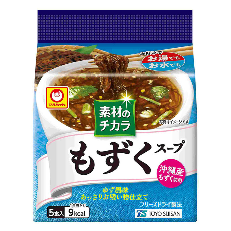 東洋水産 素材のチカラ もずくスープ 5食入 3.6g×5