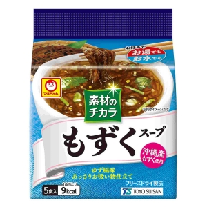 東洋水産 素材のチカラ もずくスープ 5食入 3.6g×5