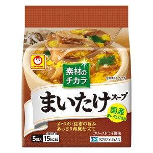 素材のチカラ 5食入 まいたけスープ 4.3g×5