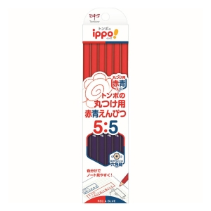 丸つけ用 赤青えんぴつ 12本入