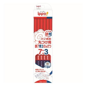 赤青鉛筆丸つけ用赤青えんぴつ7｜3