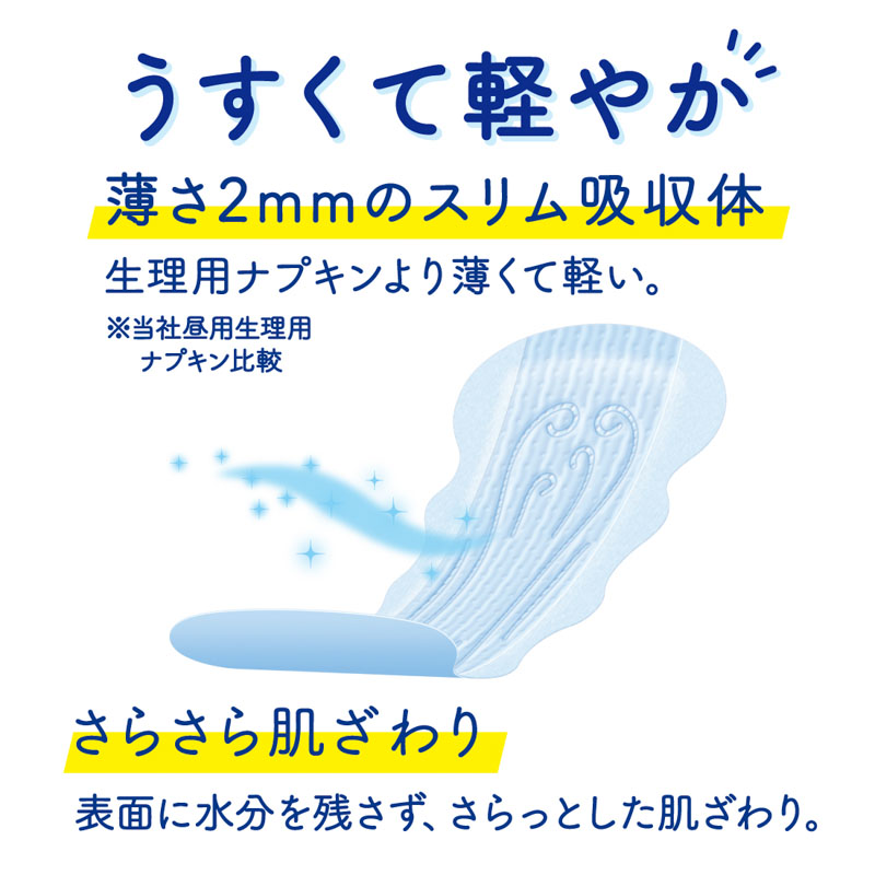 ナチュラ さら肌さらり おまもり吸水ライナー 17cm 3cc 38枚