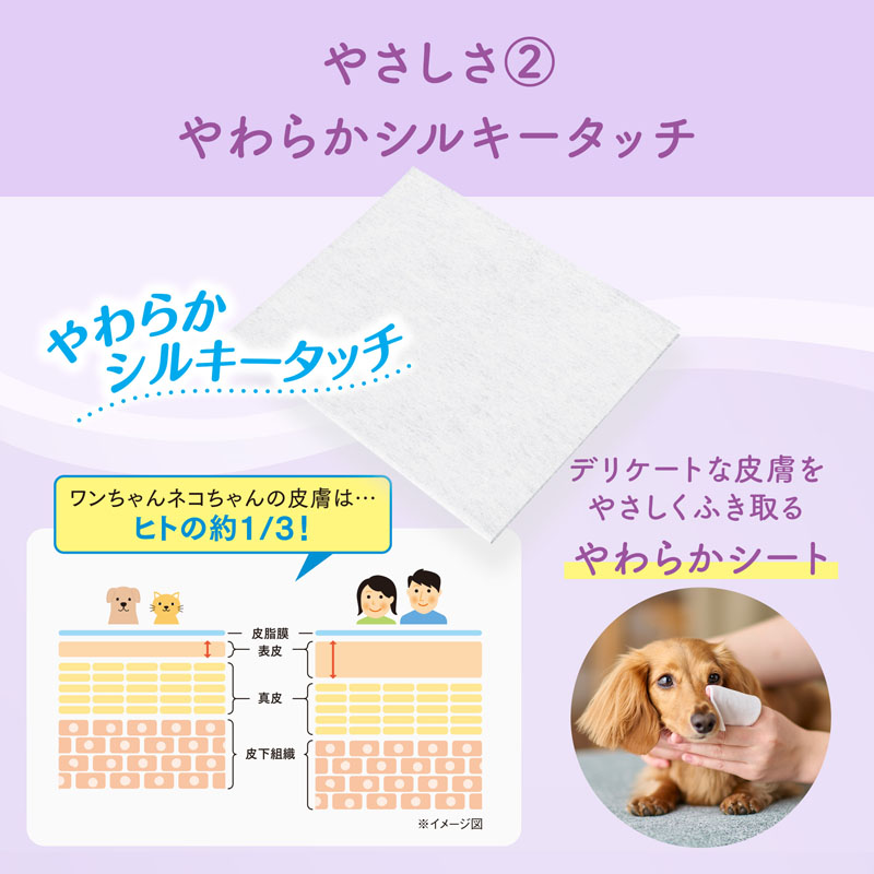 キミおもい 肌にやさしいウエットティシュー ノンアルコール除菌 60枚×3P