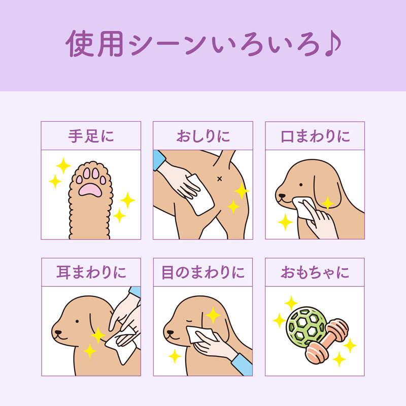 キミおもい 肌にやさしいウエットティシュー ノンアルコール除菌 60枚×3P