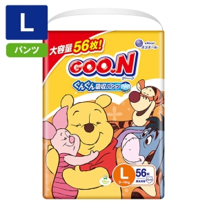 グーン ぐんぐん吸収パンツ 56枚 L