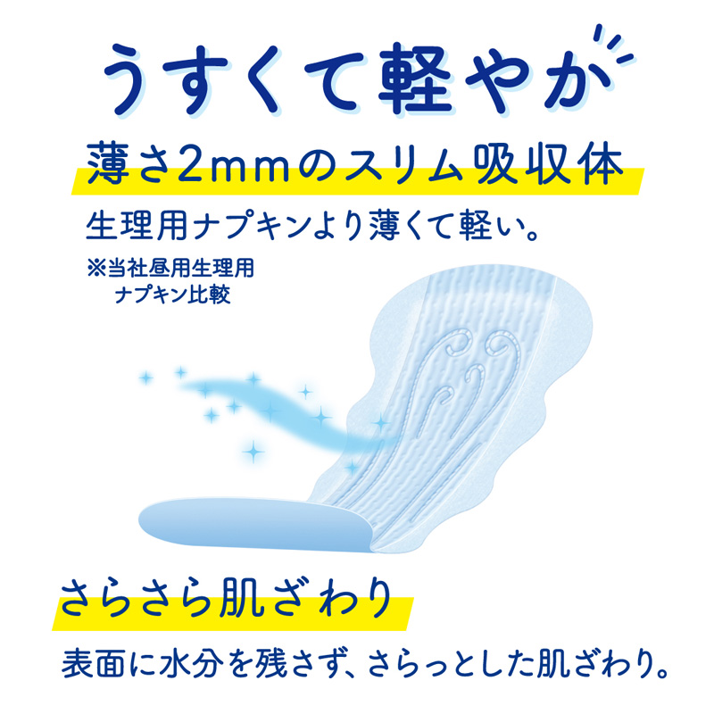ナチュラ さら肌さらり コットン100% おまもり吸水ライナー 17cm 10cc 大容量 48枚