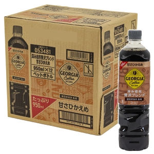 ボトル コーヒー 甘さひかえめ 1箱（950ml×12本）