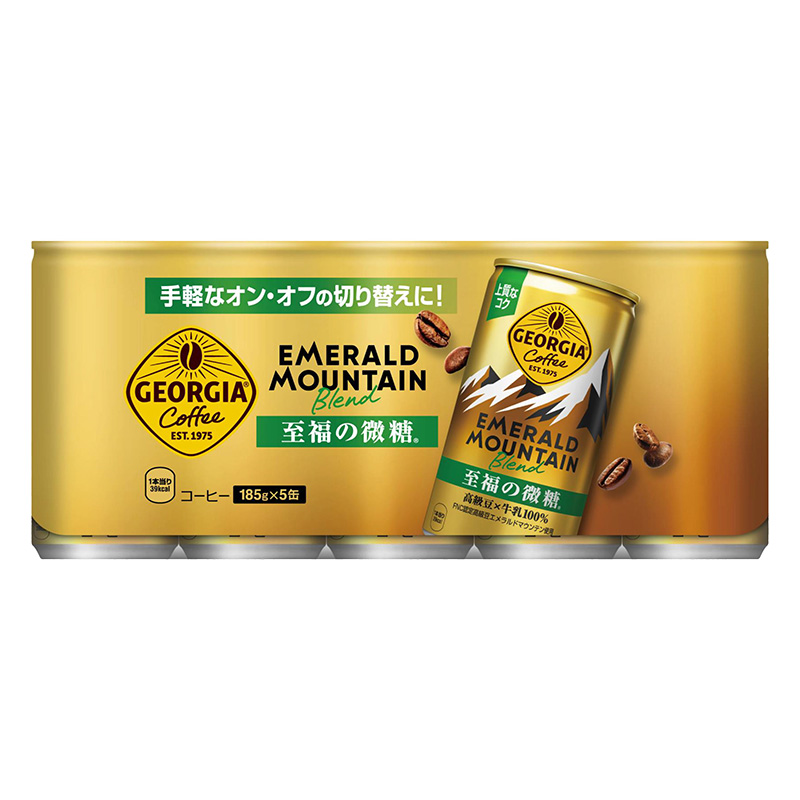 エメラルドマウンテン至福の微糖 (185g×5缶)