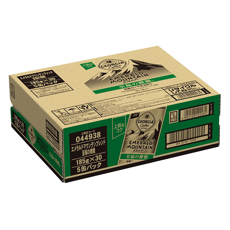 エメラルドマウンテン至福の微糖 1箱（185g×30本）