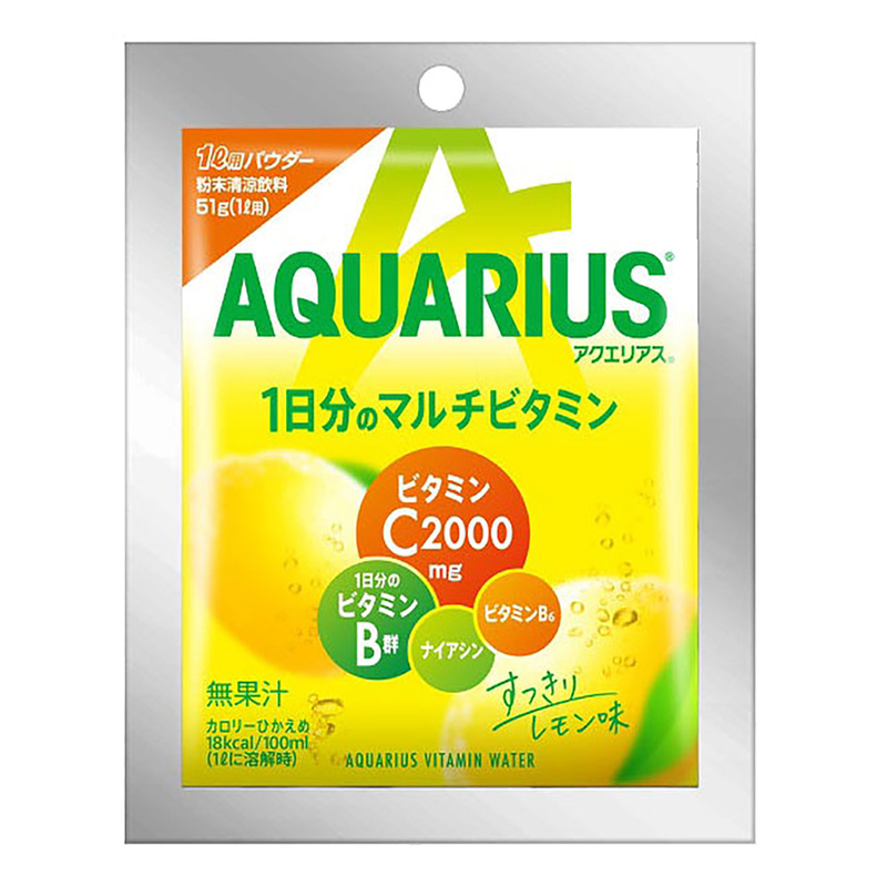アクエリアス一日分のマルチビタミンパウダー 51g