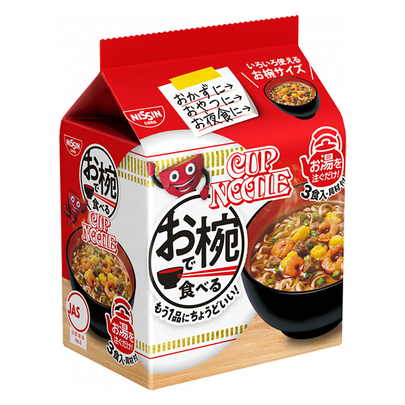 お椀で食べるカップヌードル 3食パック 96g