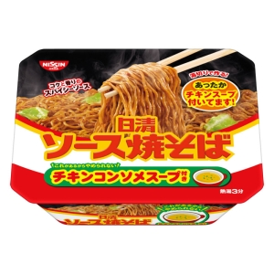 ソース焼そばカップ チキンスープ付き 104g