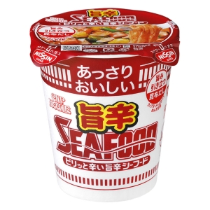 あっさりおいしいカップヌードル 旨辛シーフード 58g