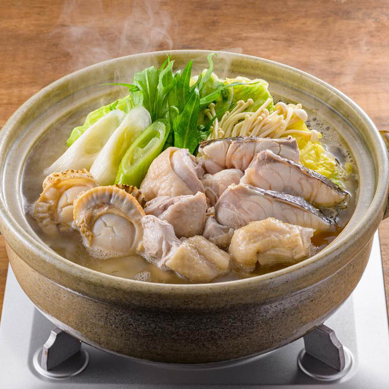 〆まで美味しい ほたてと蛤の貝だし鍋つゆ 750g