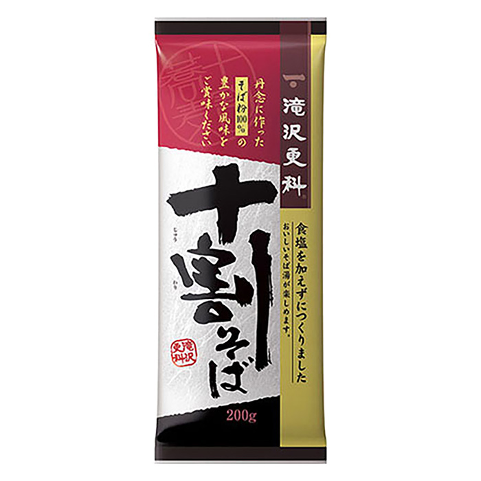 滝沢更科 十割そば 200g