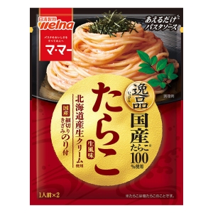 日清製粉ウェルナ マ・マー あえるだけパスタ 逸品 たらこ生風味 50g