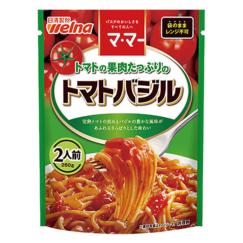 マ・マー トマトの果肉たっぷりのトマトバジル 260g