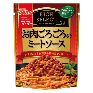 マ・マー リッチセレクト お肉ごろごろのミートソース 275g